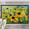 Edge Collections - 18" x 27" - Multicolor - Maryland Black-Eyed Susans Watercolor Doormat Non Slip Washable - 1 Piece